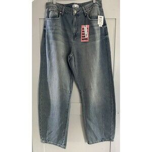 YMI Women's Denim Wide Leg Barrel Jeans Collection Size 13 NWT